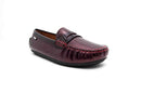 Venettini Boys 55-Savor Bordo Rhode Patent Leather Loafer