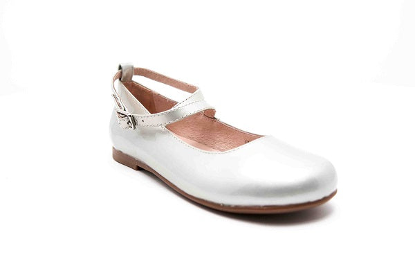 Venettini Girls  55-Francis Leather T-Strap Flat Shoe