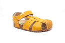 Pablosky Kids Yellow Leather Boys Sandal - 082182