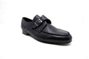 Venettini Boys 55B-Bruce Black Leather Monk Shoe