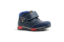 Pablosky Kids Navy Leather Boys Boot - 017332