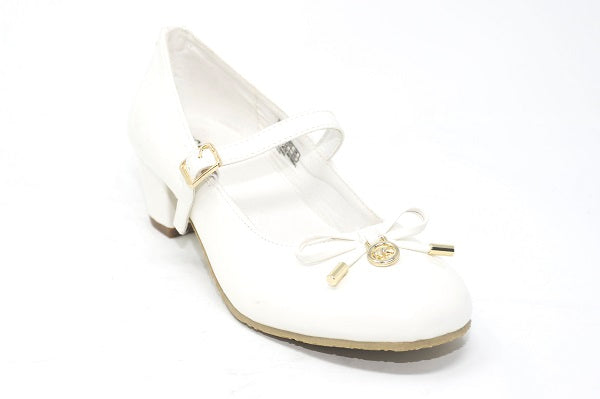 MICHAEL Michael Kors Ella Mimi Girls White Mary Jane Shoe