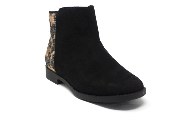 Kenneth Cole Girls Kennedy Leopard Black boot