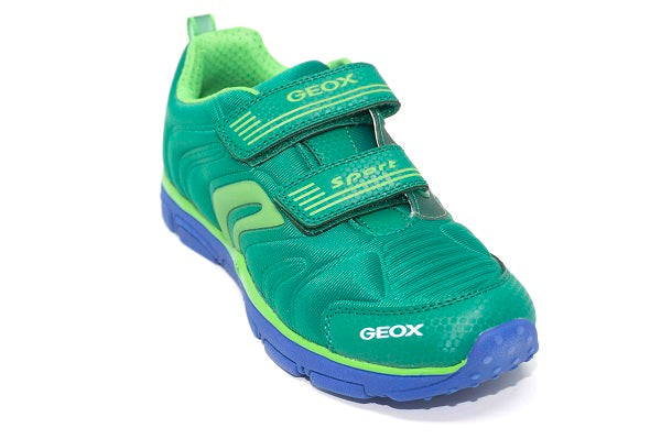 Geox Torque, Boys Velcro Green Sneaker