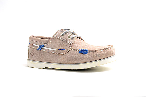 Primigi Kids Marino Suede Leather Moccassin Shoe