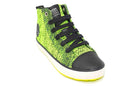 Geox J Alonisson Boys Lime & Black Sneaker
