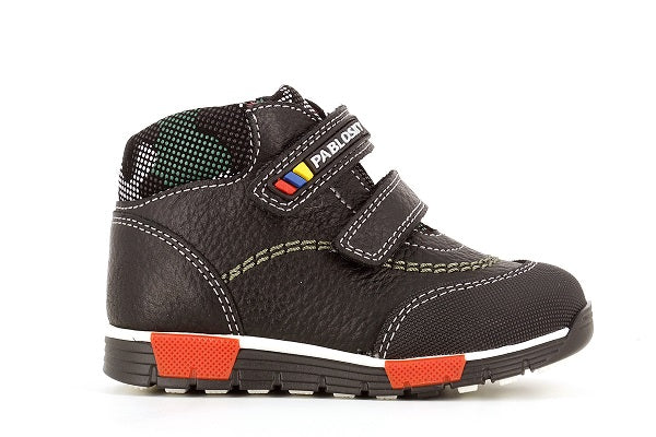 Pablosky Kids Black Leather Boys Boot - 088317