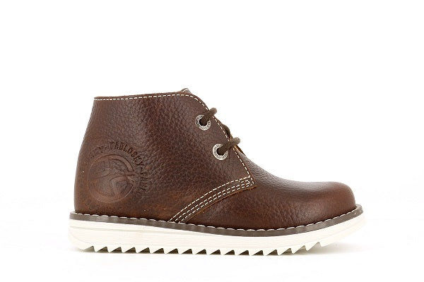 Pablosky Kids Brown Leather Boys Boot - 598293