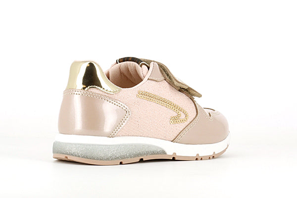 Pablosky Kids Pink Leather Velcro Girls Sneaker - 278789