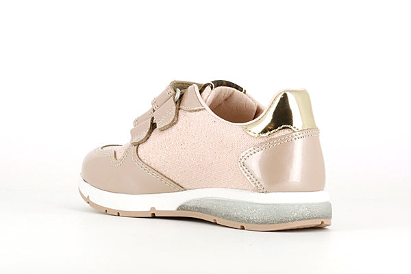 Pablosky Kids Pink Leather Velcro Girls Sneaker - 278789