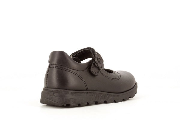 Pablosky Kids Black Smooth Leather Velcro Mary Jane Shoe - 340010