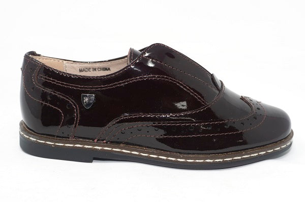 Venettini Boys 55-Hudson Bordo Lace Free Leather Shoe