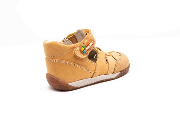 Pablosky Kids Brown Leather Boys Sandal - 045686