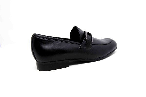 Venettini Boys 55-Ace 6 Black Leather Dress Shoe