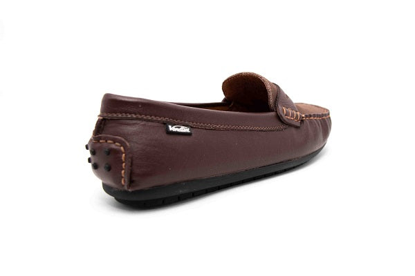 Venettini 55-Savor Brown Corduroy Loafer Shoe