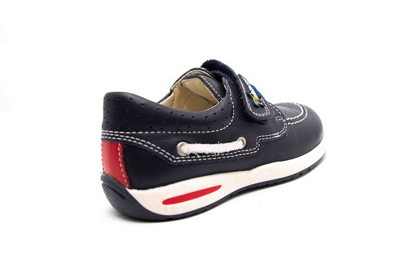 Pablosky Kids Navy Leather Boys Shoe - 026820