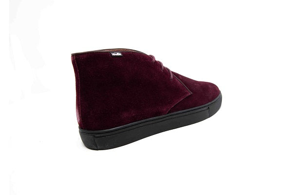 Venettini Boys 55-Drew Bordo Suede & Brown Leather Sneaker