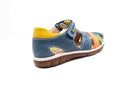 Pablosky Kids Navy Leather Boys Sandal - 058116
