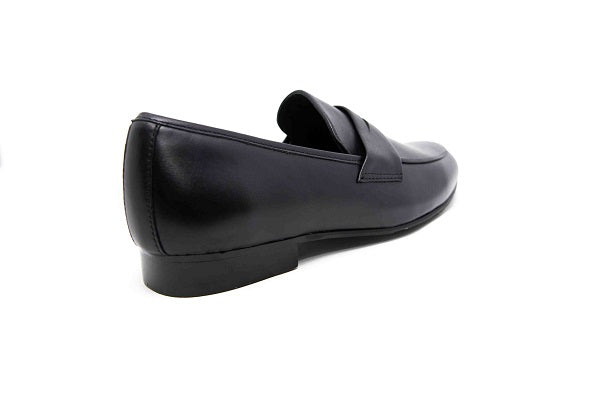 Venettini Boys 55B-Ace Black Leather Shoe