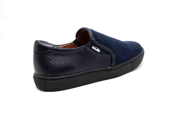 Venettini Boys 55-Troy 2 Navy Suede Sneaker