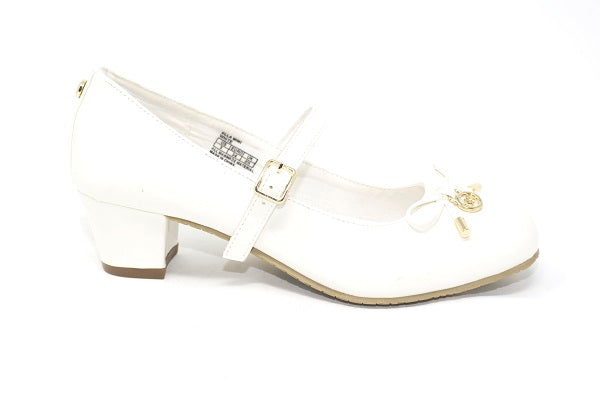 MICHAEL Michael Kors Ella Mimi Girls White Mary Jane Shoe