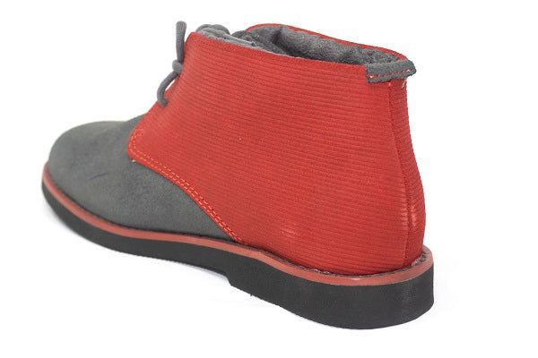 Florsheim Boys Quilan Jr Dark Grey Chukka Boot