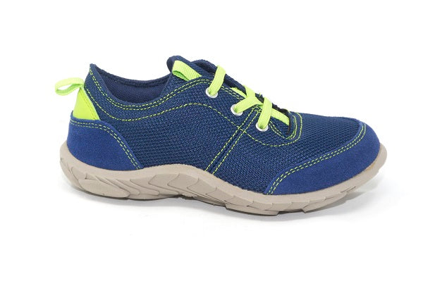 Umi KIds Cameron Navy & Green Boys Sneaker