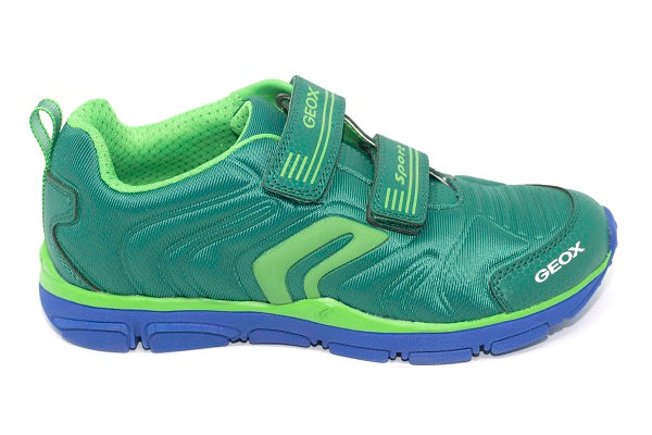 Geox Torque, Boys Velcro Green Sneaker