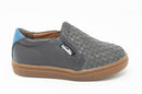Venettini Boys 55-Zak Grey Weave Loafer Shoe