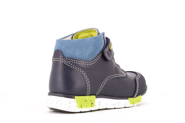 Pablosky Kids Navy Leather Sneaker- 597723