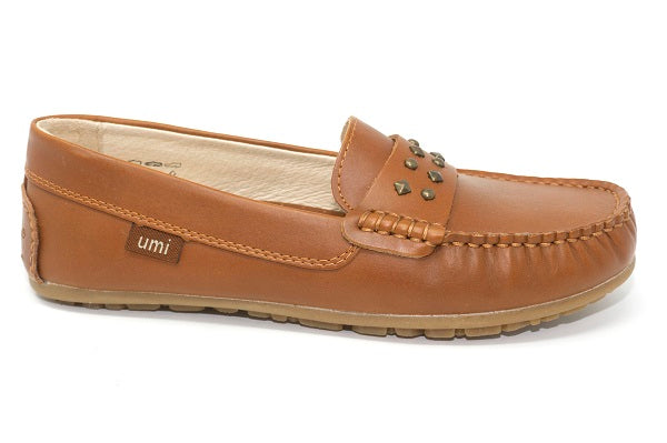 Umi Kids Marisa II Chestnut Brown Loafer