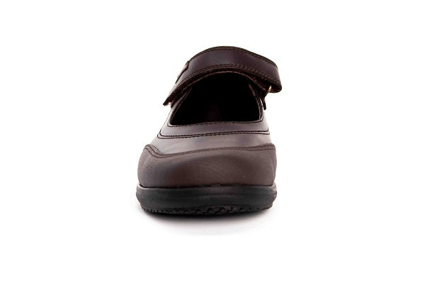 Pablosky Kids Brown Leather Mary Jane Girls Shoe - 320090