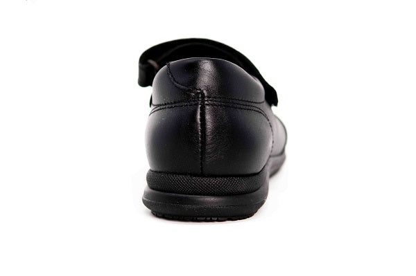 Pablosky Kids Black Smooth Leather Girls Mary Jane Shoe - 320110