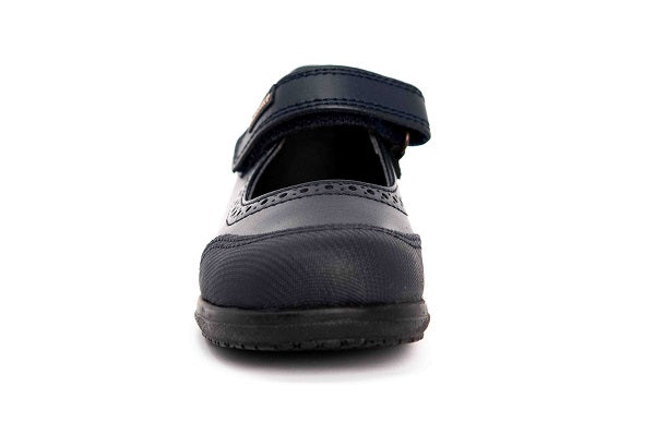 Pablosky Kids Navy Leather Mary Jane Girls Shoe 320120