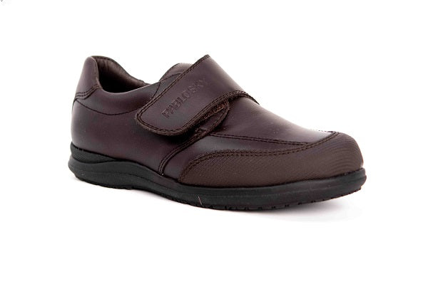 Pablosky Kids Brown Leather Velcro Boys Shoe - 320390