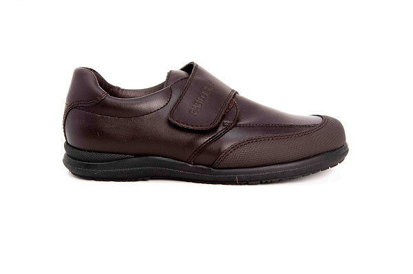 Pablosky Kids Brown Leather Velcro Boys Shoe - 320390