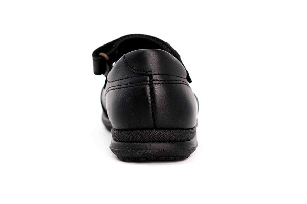 Pablosky Kids Black Leather Mary Jane Girls Shoe - 328210