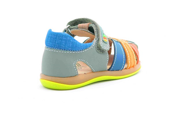 Pablosky Kids Green Leather Sandal - 079792