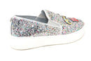 MICHAEL Michael Kors Girls Maven Wonder Silver Multi Sneaker