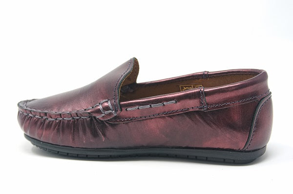 Andago 21-Blake Bordo Scratch Leather Mocassin Shoe