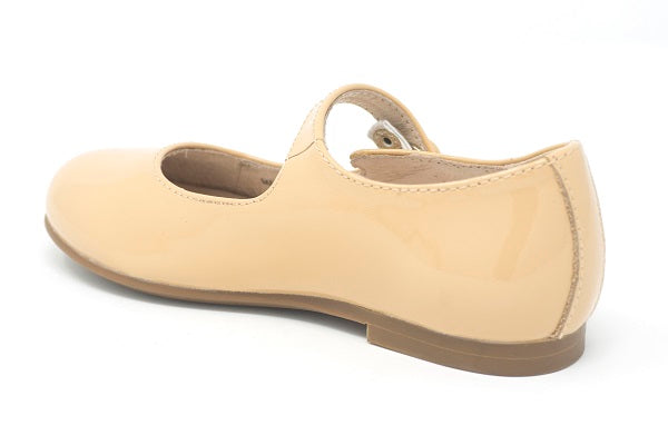 Venettini Girls 55-Tota Nude Patent Mary Jane Shoe