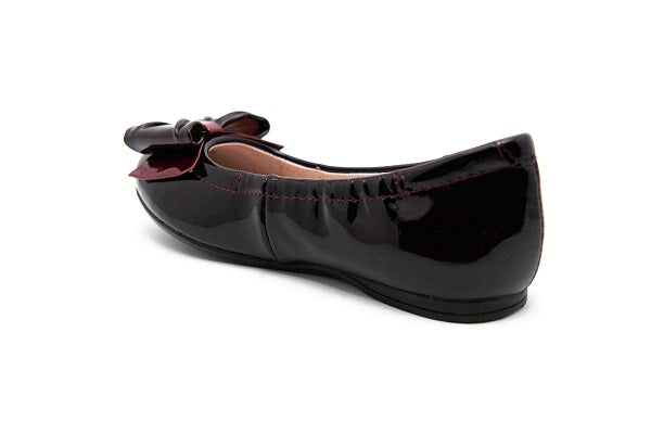 Venettini Girls 55-Ivana Bordo Fade Leather Flat Shoe