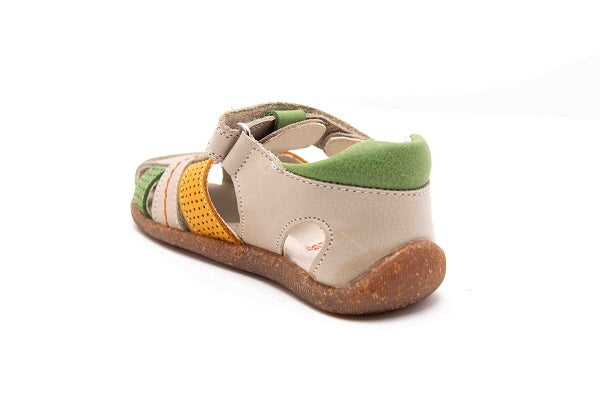 Pablosky Kids Oat Leather Boys Sandal - 024736