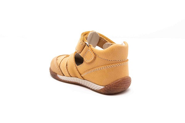 Pablosky Kids Brown Leather Boys Sandal - 045686