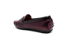 Venettini Boys 55-Savor Bordo Rhode Patent Leather Loafer