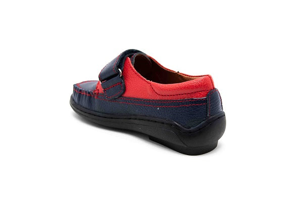 Venettini Boys 55-Stan Navy &  Red Zillow Loafer