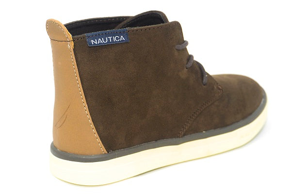 Nautica Kids KB5312 Pierson Brown Suede Sneaker