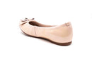 Venettini Girls 55-Stacy Nude Patent Pearlized Flat Shoe