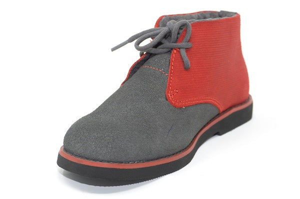 Florsheim Boys Quilan Jr Dark Grey Chukka Boot