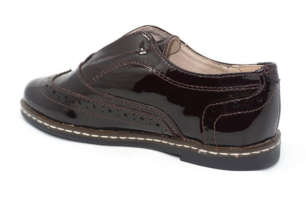 Venettini Boys 55-Hudson Bordo Lace Free Leather Shoe